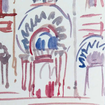 Andreas Korn: Artproduktion (Kunstraum - Aquarell in Sevilla) Andreas Korn: Artproduktion (Kunstraum - Aquarell in Sevilla)